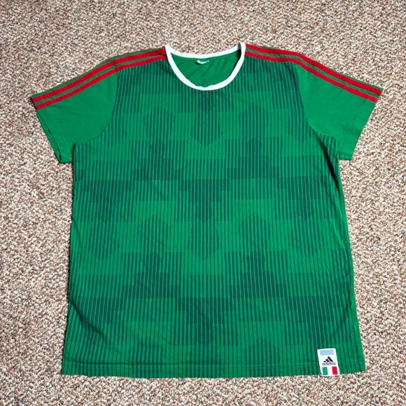 Vintage Y2K Adidas Mexico tee Size L - Picture 7 of 8